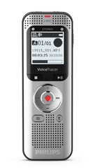Philips Voice Tracer DVT2050 — Digital Audio Recorder with 8GB Memory, FM Radio & MicroSD Slot