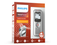 Philips Voice Tracer DVT2050 — Digital Audio Recorder with 8GB Memory, FM Radio & MicroSD Slot