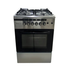 GENERAL GAS Cooker 60cm 4 Gas Burners Stainless Steel | AG-7004 LS