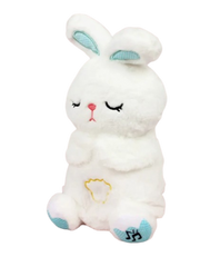 Soft Sleeping Rabbit Plush Toy - White | 312-4