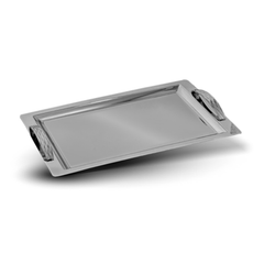 Dorsch Leaf Silver 18/10 Stainless Tray | DH-03226