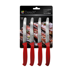 Dorsch Steak Knife Set - 4 Pcs - Red | DH-04641