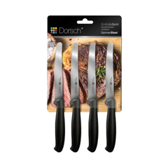 Dorsch Steak Knife Set - 4 Pcs - Black | DH-04645