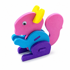 DIY Handicraft Animal Foam Puzzle - Squirrel | AL454-8