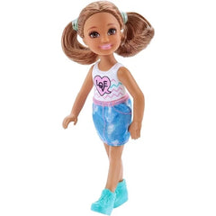 Barbie Club Chelsea Doll with Auburn Hair & Sloth Outfit | GHV66