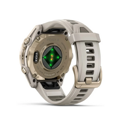 Garmin fēnix 8 - 43mm Smartwatch with AMOLED Display- Soft Gold with Fog | 010-02903-11