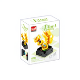 MJI, Creative LEGO-style construction sets, Succulents Plant Puzzle Brick Assembled Designer Set Figures - 103Pcs - Yellow | MJI-13007