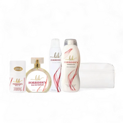 حقيبة عطر ومزيل عرق ليلي فوربيدن - 4 قطع | 286852