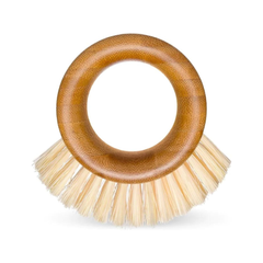 Full Circle Ring Bamboo Vegetable and Fruit Cleaning Brush | FC09106