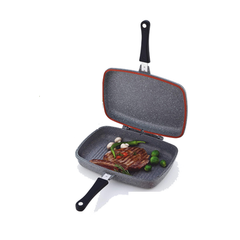Falez Double-Sided Grilling Pan - Granite Grey | HUR-A-15127