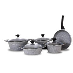 Falez Doa-Cast Premium 9-Piece Cookware Set | HUR-A-15383