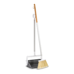 Full Circle Tag Team, Easy-Empty Compact Standing Broom and Dustpan Sweep Set | FC18609W