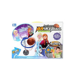 Archery Basketball 2-in-1 Kids Sports Play Set - Princess Theme | YD2688X-2