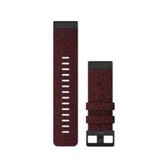 Garmin QuickFit Watch Bands for fenix 6 - Heathered Red Nylon- 22 mm | 010-12863-06