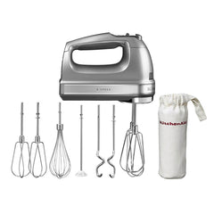 KitchenAid 9 Speed Hand Mixer Empire Silver | 5KHM9212ECU