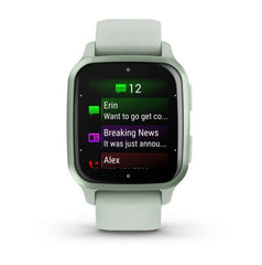 Garmin Venu Sq2 Smartwatch, Aluminum Bezel with Cool Mint Case and Silicone Band | 010-02700-12
