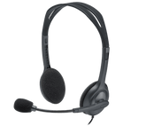 سماعة رأس ستريو + ميكروفون Logitech H111