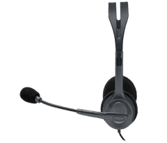 سماعة رأس ستريو + ميكروفون Logitech H111