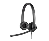 سماعة رأس ستريو لوجيتك H570e إصدار UC – ستريو USB-A | 981-000575