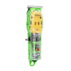 Hoco DAR12 — Transparent Hair Clipper | Cordless Mini Trimmer with LED Display