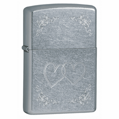 Zippo Heart to Heart Design Windproof Lighter | 24016