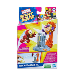 Hasbro Marvel 1.5" Stunt Squad Action Figure - Ironman VS M.O.D.O.K. | F6895