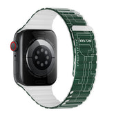 WIWU Smart Magnetic Silicone Watch Band Wi-WB010 42/44/45/49mm Green+Gray | WB010-GN/GY