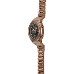 Casio G-SHOCK Solar Men Watch - Black Rose Gold Plated | GM-B2100GD-5ADR