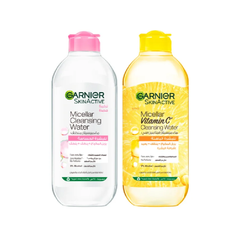Garnier Micellar Water Classic And Vitamin C Bundle At 20% Off