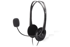 A4-Tech HS-6 Ichat Headset Two Jack Black | HS-6