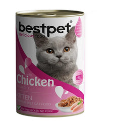 Bestpet Cat Kitten Chicken In Gravy 400 Grs | P0013