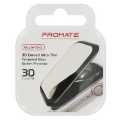 Promate 44mm 3D Tempered Glass Screen Protector for Apple Watch | GUARDIO-44