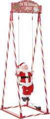 Animated Super Swinging Santa Decoration - Indoor Christmas Display Figure | AL68081