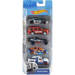 Hot Wheels 5-Car Pack Police Pursuit