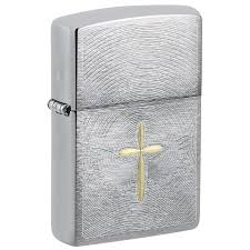 Zippo Spiritual Cross Design Windproof Lighter | 46479