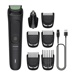Philips Multigroom 3000 Series MG3920 — 7-in-1 Face & Hair Trimmer | Nose Trimmer, Beard & Hair Combs, 60-Min Runtime