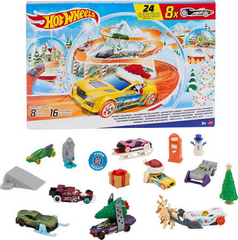 Hot Wheels 2024 Advent Calendar with 8 1:64 Scale Cars
