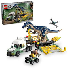 LEGO Jurassic World Dinosaur Missions Allosaurus Transport Truck 588 Pieces | 76966