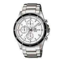 Casio Edifice Men Chronograph Watch - Silver White | EFR-526D-7AVUDF