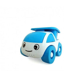 Mini Cartoon Toy Car White Blue | 5041