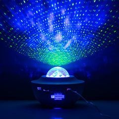 InnovaGoods Led Star Projector And Laser With Speaker Sedlay | V0103834