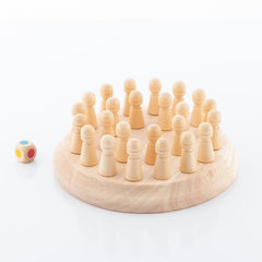 InnovaGoods Wooden Memory Chess Taeda InnovaGoods 26 Pieces | V0101251