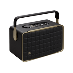 JBL Authentics 300 — Portable Smart Home Speaker with Wi-Fi, Bluetooth & Dual Voice Assistants — Black