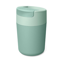 Joseph Joseph Sipp Travel 340ml Mug with Flip-top Cap - Green | 81122