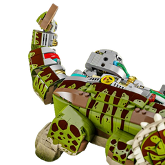 MJI,, مجموعات بناء إبداعية على طراز LEGO، مجموعة مكعبات بناء ديناصور ترايسيراتوبس وحشي شبه ميكانيكي - 1368 قطعة | MJI-13051