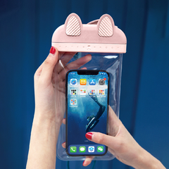 WIWU Kitty Waterproof Bag cover-Pink | KITTY-PK