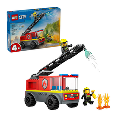 مجموعة بناء شاحنة إطفاء LEGO City سلم للأطفال الصغار | 60463