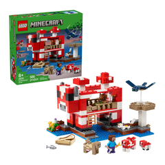 LEGO Minecraft The Mooshroom House Building Set | 21270