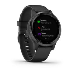 Garmin Vivoactive 4S GPS Smartwatch - Black | 010-02172-11
