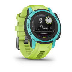 Garmin Instinct 2S Solar Surf Edition GPS Smart Watch Engineered for Endurance with Waikiki Band | 010-02563-12